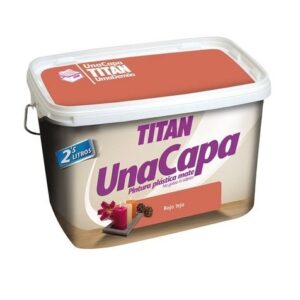 TITAN UNA CAPA ROJO TEJA 6390 5L $$