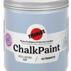 TITAN CHALK PAINT ULTRA MATE AZUL ACERO Nº218 750ML