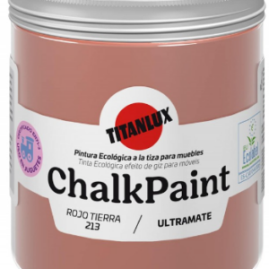 TITAN CHALK PAINT ULTRA MATE ROJO TIERRA Nº213 750ML
