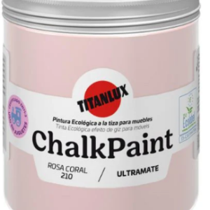 TITAN CHALK PAINT ULTRA MATE ROSA CORAL Nº210 750ML