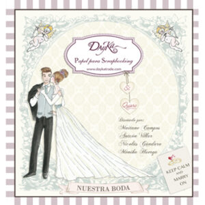 DAYKA LIBRITO SCRAP BODA 24 HOJAS SCP1009