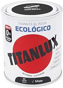 TITAN TITANLUX ESM. ECOLOGICO SAT. NEGRO 567 750ML