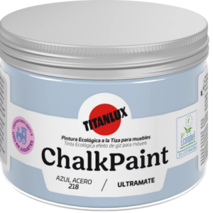TITAN CHALK PAINT ULTRA MATE AZUL ACERO Nº218 150ML