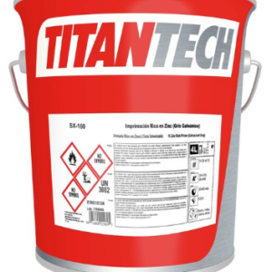 TITANTECH SX-160 IMPRIMACIÓN RICA EN ZINC GRIS GALVAN 4L(5810202)