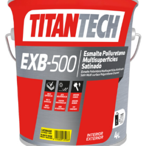 TITANTECH EXB-500 POLIURETANO SATINADO BASE NEUTRA 4L(A+B)(5810596)