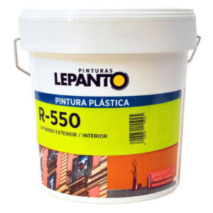 LEPANTO PLASTICA ALTA CALIDAD R-550 NEGRO SATINADA 15L