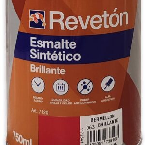 REVETON ESMALTE SINTETICO BTE ROJO BERMELLON 063 750ML