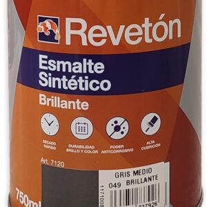 REVETON ESMALTE SINTETICO BTE GRIS MEDIO 049 750ML