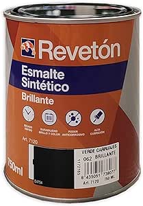 REVETON ESMALTE SINTETICO BTE VERDE CARRUAJES 062 750ML