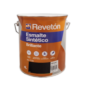REVETON ESMALTE SINTETICO BTE NEGRO 691 4L