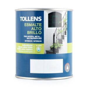 TOLLENS ESMALTE AL AGUA ALTO BRILLO BASE TR 3,72L