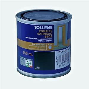 TOLLENS ESMALTE SATINADO SEDA VERDE CARRUAJES 250ML