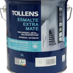 TOLLENS ESMALTE EXTRA MATE BASE TR 3,72L