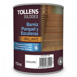 TOLLENS BARNIZ PARQUET ESCALER AGUA BTE INCOLORO 750ML