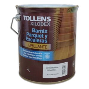 TOLLENS BARNIZ PARQUET ESCALER AGUA BTE INCOLORO 4L