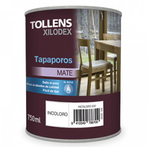 TOLLENS TAPAPOROS AL AGUA INCOLORO 750ML