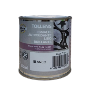 TOLLENS ESMALTE ANTIOX LISO BTE BLANCO 250ML