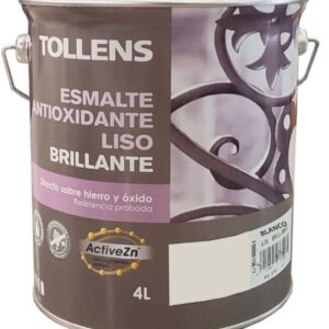 TOLLENS ESMALTE ANTIOX LISO BTE BLANCO 4L