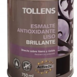 TOLLENS ESMALTE ANTIOX LISO BTE NEGRO 750ML