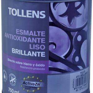 TOLLENS ESMALTE ANTIOX LISO BTE PLATA 750ML
